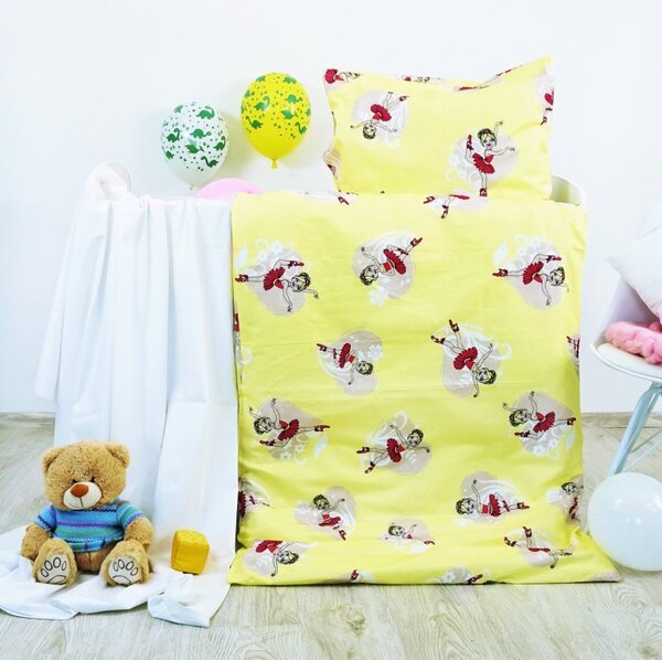 Povlečení dětské bavlněné Victoria EMI, Dětský set 90x130 + 45x65