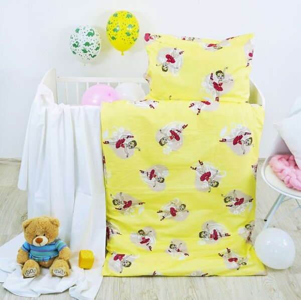 Povlečení dětské bavlněné Victoria EMI, Dětský set 90x130 + 45x65