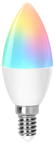 LED RGBW Stmívatelná žárovka C37 E14/6,5W/230V 2700-6500K Wi-Fi - Aigostar