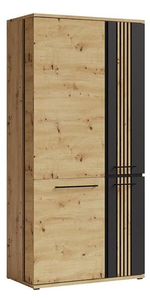 MOLTO c | šatní skříň ML1 | 93 cm | artisan/černá