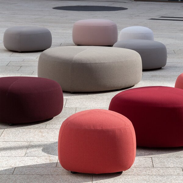 La Palma designové poufy Kipu (Ø48x45)