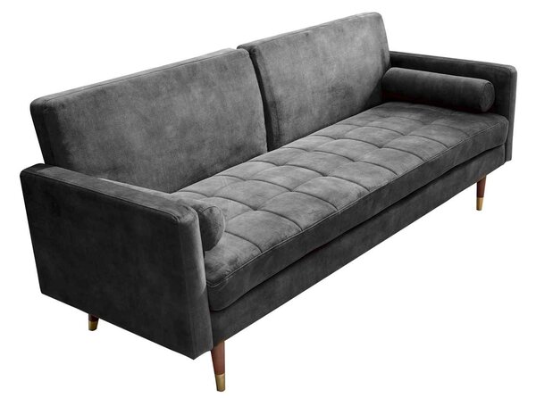 Designová rozkládací sedačka Walvia 196 cm šedá