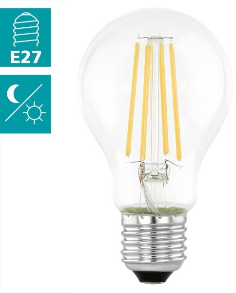LED Žárovka se senzorem VINTAGE A60 E27/6W/230V 3000K - Eglo 11886