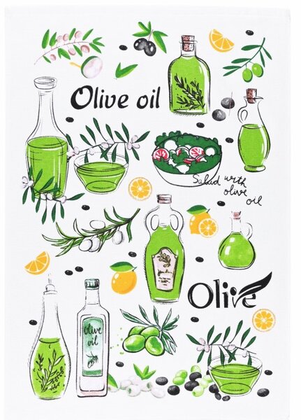 Utěrky na nádobí Olive Oil set 3 ks EMI