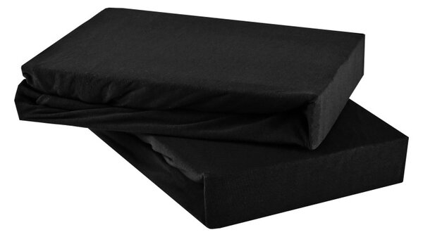 Prostěradlo černé jersey EMI, Dětská plachta 60x120