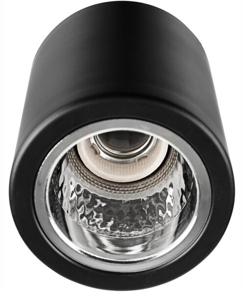LED Bodové svítidlo TACO 1xE27/15W/230V černá