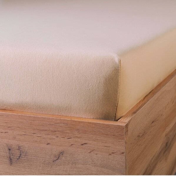 Plachta ložní cappuccino jersey EMI, Dětské prostěradlo 60x120