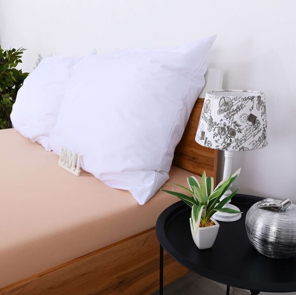 Plachta ložní cappuccino jersey EMI, Dětské prostěradlo 60x120