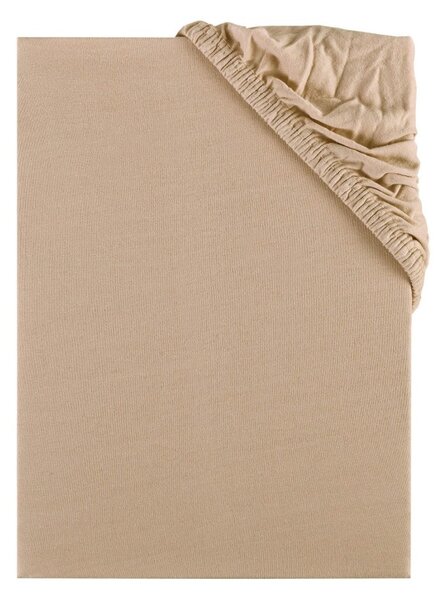 Plachta ložní cappuccino jersey EMI, Dětské prostěradlo 60x120