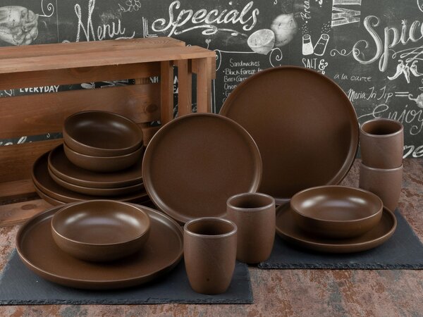 KOMBINOVANÁ SOUPRAVA, 16dílné, kamenina Creatable - Online Only nádobí, Online Only