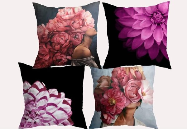 Povlaky na polštáře 40x40 cm Pyton set 4 ks EMI