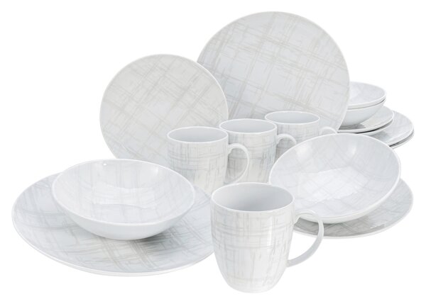 KOMBINOVANÁ SOUPRAVA, 16dílné, porcelán Creatable - Online Only nádobí, Online Only
