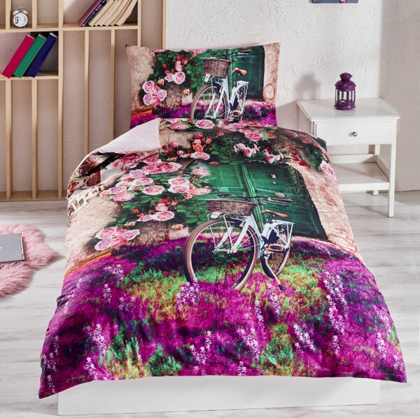 3D povlečení bavlněné Violet EMI, Standardní set jednolůžko obsahuje 1x 140x200 + 1x 70x90