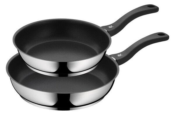 Nerezové pánve v sadě 2 ks s keramickým povrchem ø 28 cm Devil – WMF