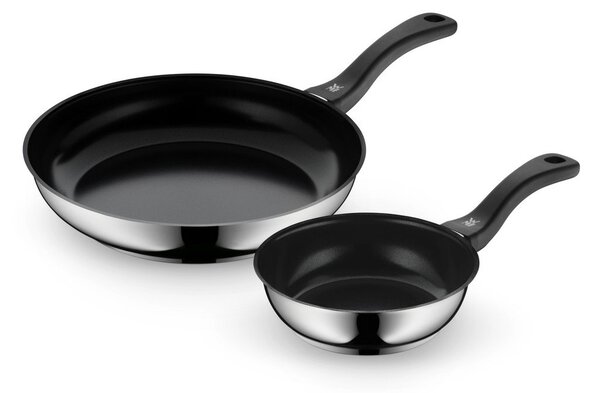 Nerezové pánve v sadě 2 ks s keramickým povrchem ø 28 cm Devil – WMF