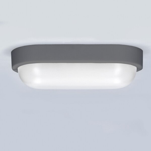 Solight WO744-G- LED Venkovní nást. svítidlo LED/13W/230V 4000K IP54 šedá oválný