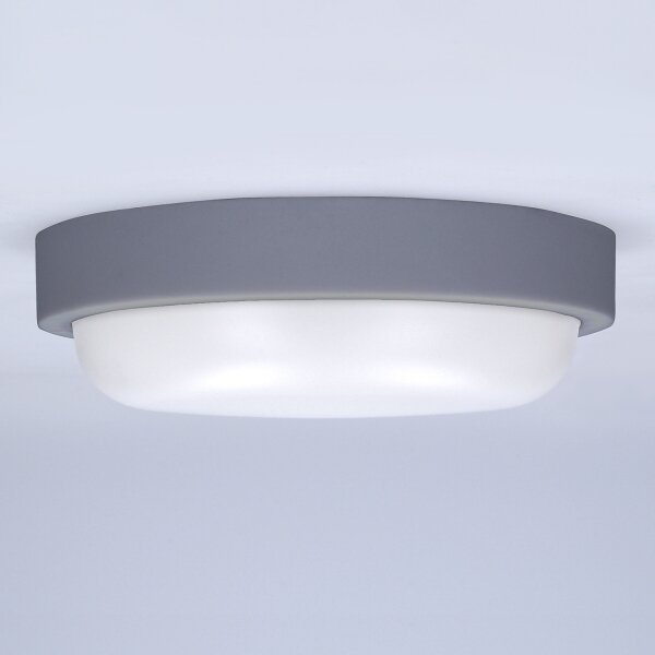 Solight WO745-G- LED Venkovní nást. svítidlo LED/13W/230V 4000K IP54 šedá kulatý