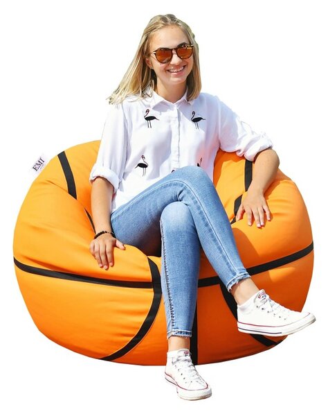 Sedací vak basketbalový míč EMI