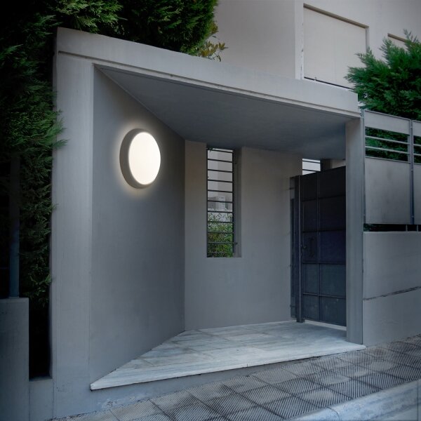 Solight WO745-G- LED Venkovní nást. svítidlo LED/13W/230V 4000K IP54 šedá kulatý