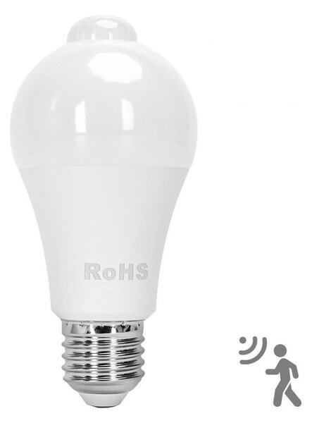 LED Žárovka se senzorem pohybu a soumraku A60 E27/12W/230V 3000K - Aigostar