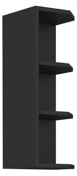 Horní rohová skříňka AGAFIJA - šířka 30 cm, černá