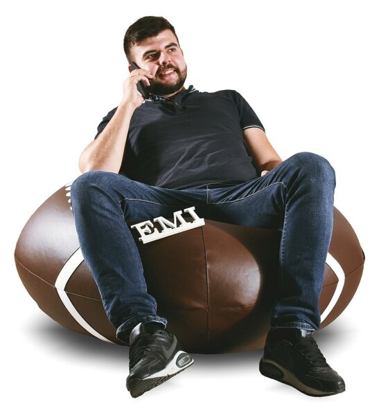 Sedací vak míč tmavě hnědý EMI