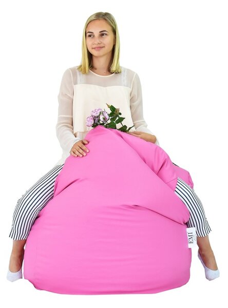 Sedací vak hruška růžová EMI