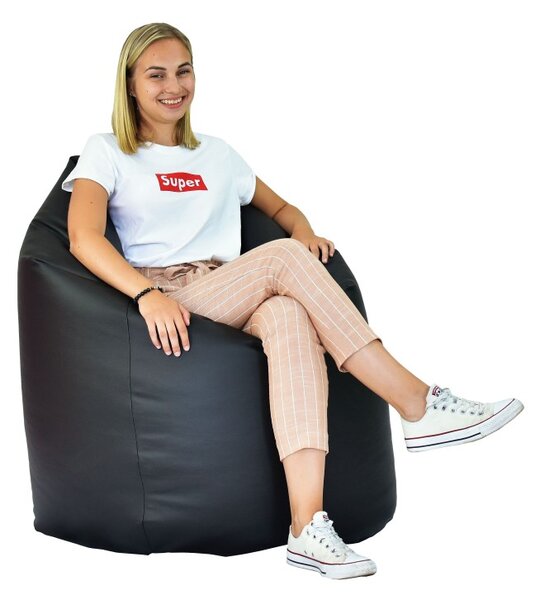 Sedací vak hruška černá EMI