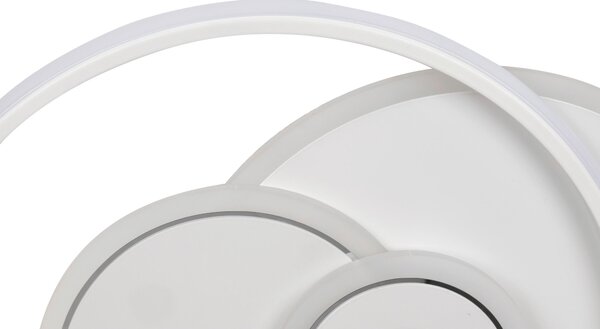 STROPNÍ LED SVÍTIDLO, 50,3/42,5/6 cm Novel - Stropní svítidla