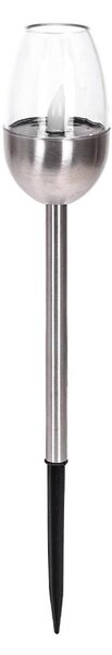 Aigostar - LED Solární lampa LED/0,006W/1,2V 38,2cm chrom 2700K IP44