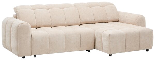 SEDACÍ SOUPRAVA, dřevo, kov, plast, textil, béžová Xora - Sedací soupravy