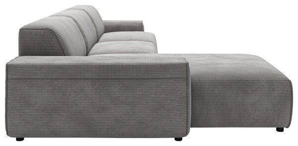 ROHOVÁ SEDAČKA, textil, tmavě šedá Livetastic - Sedací soupravy, Online Only