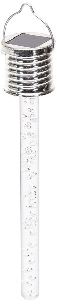 Aigostar - LED Solární svítidlo LED/0,006W/1,2V chrom 2700K IP44