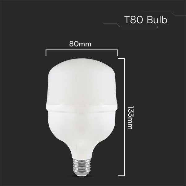 LED Žárovka T80 E27/20W/230V 4000K