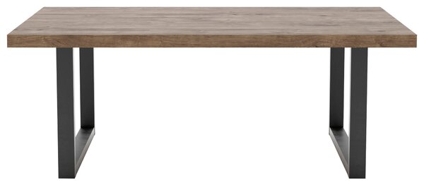 KONFERENČNÍ STOLEK, černá, koňaková, kov, kompozitní dřevo, 120/70/45 cm Hom`in - Konferenční stolky