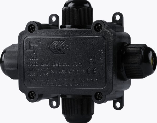Voděodolná propojovací krabička 24A/230V IP68