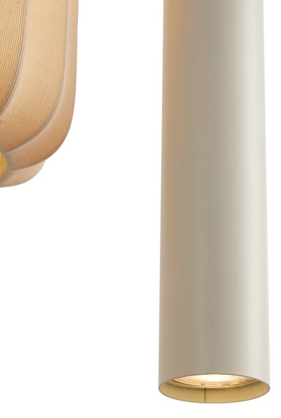 Japandi závěsné svítidlo béžové se 7 světly - Pluni Tuba