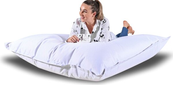 Sedací vak polštář bílý EMI
