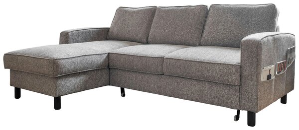 ROHOVÁ SEDAČKA, textil, šedá MID.YOU - Sedací soupravy, Online Only