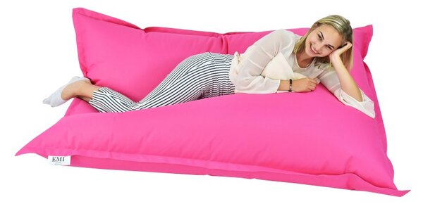 Sedací vak polštář růžový EMI