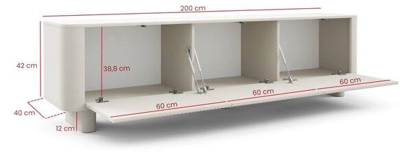 TV stolek Trenza 200 cm - Kašmír