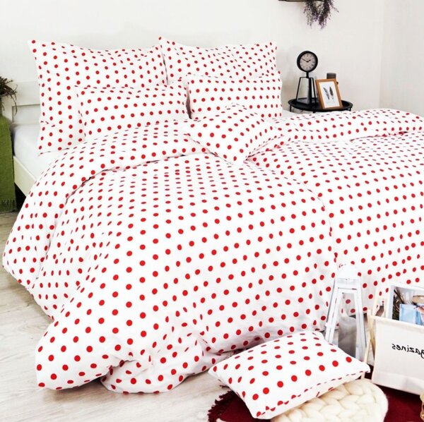 Povlečení Řím červené EMI, Standardní set jednolůžko obsahuje 1x 140x200 + 1x 70x90