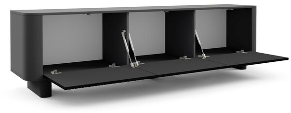 TV stolek Trenza 200 cm - Černý