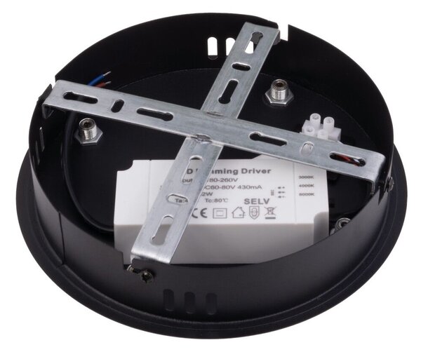 T-LED SMART TUYA Černé závěsné LED svítidlo hranaté 400x400mm 32W CCT s DO 105572