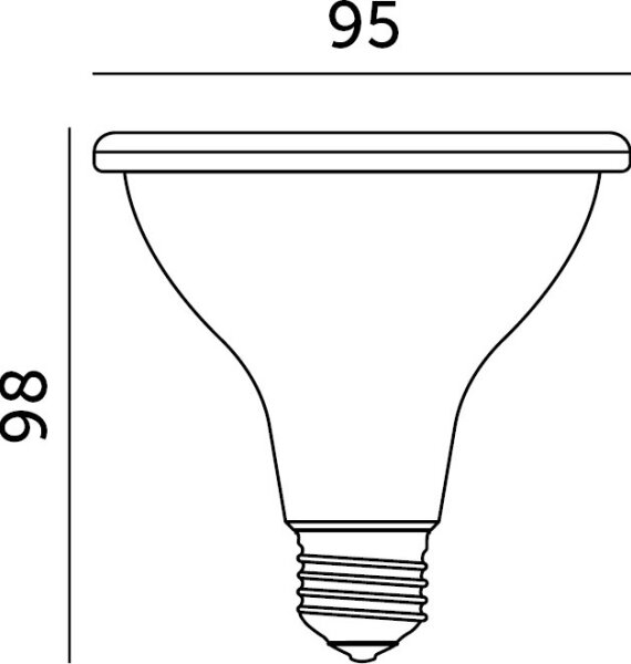 LED Žárovka pro růst rostlin VITABLOOM E27/9W/230V 1200K bílá - Brilagi