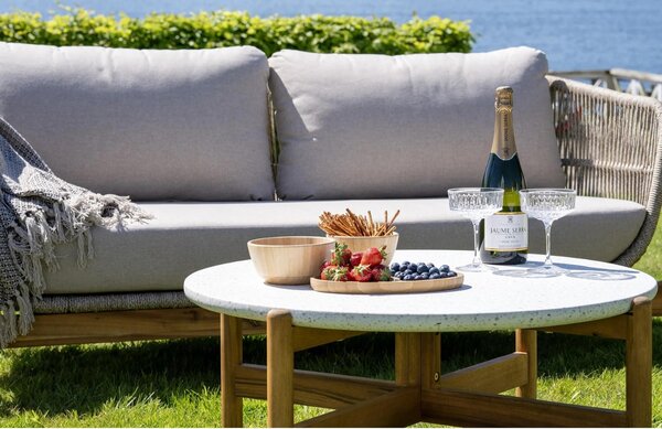 Nordic Living Akátový zahradní set pohovky, dvou křesel a stolku Terracina