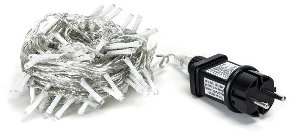 Aigostar - LED Venkovní řetěz 100xLED/8 funkcí 13m IP44 studená bílá