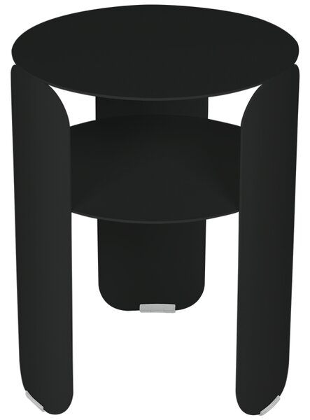 Černý kovový zahradní odkládací stolek Fermob Bebop 35 cm