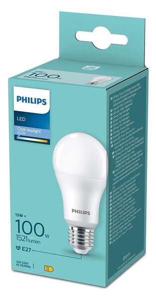 LED Žárovka Philips A60 E27/13W/230V 6500K