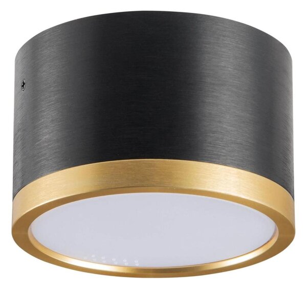 LED Stropní svítidlo MIRELLA 1xGX53/6W/230V černá/zlatá